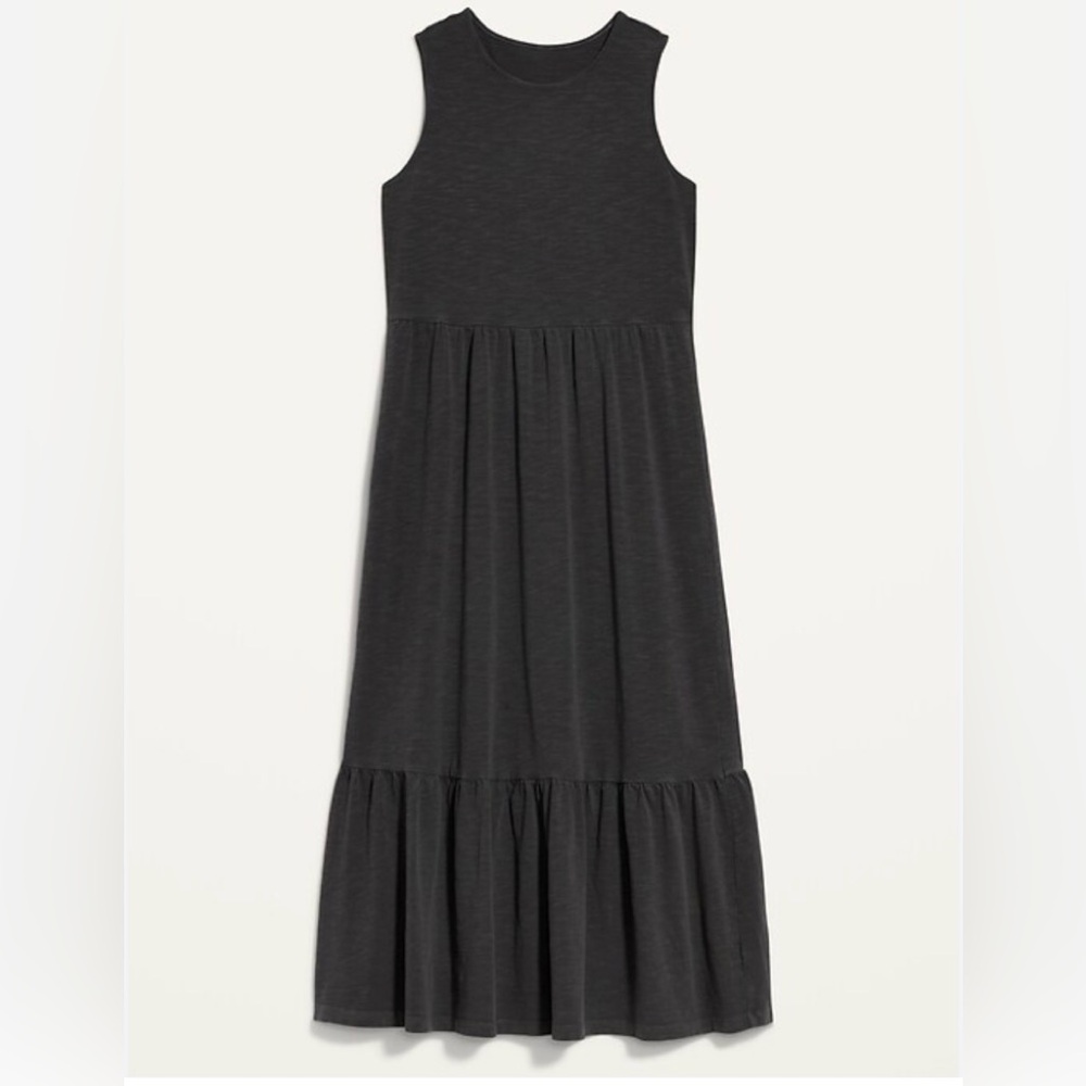 Old Navy Dark Gray Sleeveless Maxi Dress